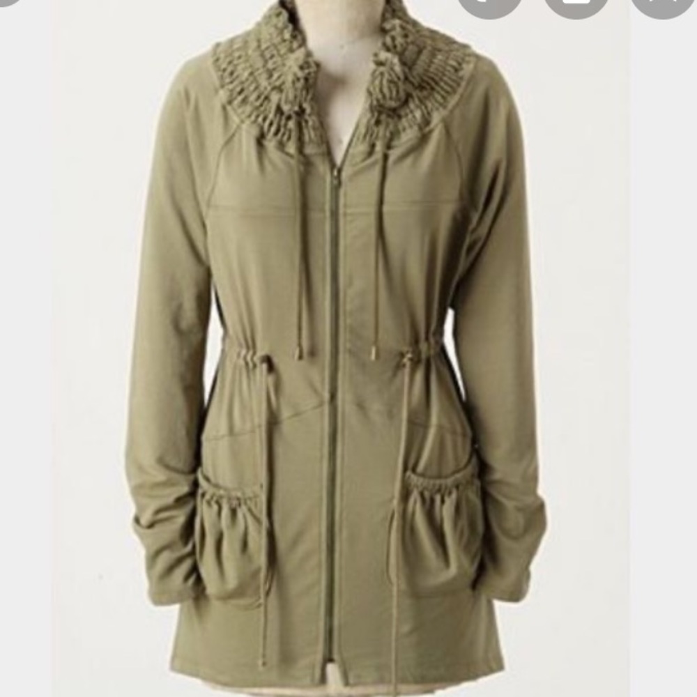 Anthropologie Iris & Navy Anorak
